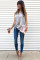 Gray Knot Front Jersey Tank