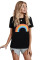 Black Pot Of Gold Heathered Rainbow Tee