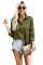 Green Embossed Button Shirt