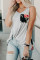 Floral & Stripe Tank Top