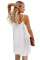White Buttoned Slip Dress