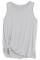 Gray Knot Front Jersey Tank