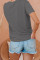 Gray Pot Of Gold Heathered Rainbow Tee