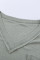 Green V-neck Lantern Sleeve Knit Long Sleeve Top