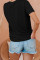 Black Pot Of Gold Heathered Rainbow Tee