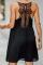 Black Lace Babydoll Dress