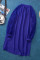 Blue Lace Long Sleeves Shift Above Knee Dress
