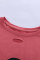 Kiss The Lip Distressed Cotton Tee
