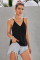 Black Spaghetti straps Slip Camisole