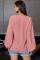 Pink Bells Will Be Ringing Balloon Sleeve Blouse