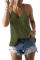 Green Spaghetti straps Slip Camisole