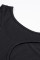 Black Skull Print Tank Top