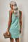 Buttoned Slip Dress