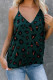 Green Leopard Printed Racerback Tank Top