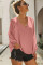 Pink Bells Will Be Ringing Balloon Sleeve Blouse