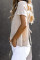 Apricot Short Sleeve Knit Top