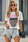 Tongue Twister Leopard Cotton Tee