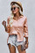 Orange Embossed Button Shirt