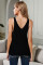 Black Knit Tank Top