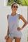 Gray Knot Front Jersey Tank