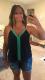 Green Leopard Printed Racerback Tank Top