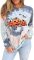 AlvaQ Womens Crew Neck Tie Dye Long Sleeve Sweatshirts Pullover Top Halloween costumes
