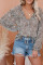 Saint Helena Printed Ruffle Blouse
