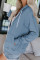 Sky Blue Zip-up Hoodie Jacket