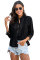 Black Sweet Mary Crochet Lace Top