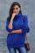 Blue Chunky Turtleneck Sweater
