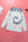 Gray Ombre Tie Dye Loose Leisure Sweatshirt