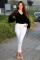 Black The Du Jour Crochet Blouse