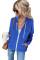 Blue Zip-up Hoodie Jacket