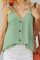 Spaghetti Strap Buttoned Tank Top