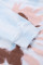 Red Ombre Tie Dye Loose Leisure Sweatshirt
