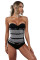 Gray 5 Steel Bones Neoprene Belt Waist Trainer with Hook
