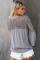 Gray The Du Jour Crochet Blouse