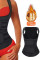 Black Latex Underbust Sport Girdle Waist Trainer