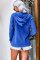Blue Zip-up Hoodie Jacket