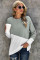 Patchwork Dropped Shoulder Sleeve Sweatshirt