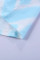 Sky Blue Ombre Tie Dye Loose Leisure Sweatshirt