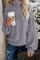 Gray Chunky Turtleneck Sweater