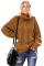 Yellow Chunky Turtleneck Sweater