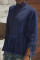 Blue Sweet Mary Crochet Lace Top