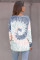 Multicolor Ombre Tie Dye Loose Leisure Sweatshirt
