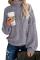 Gray Chunky Turtleneck Sweater