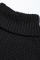 Black Turtleneck Balloon Long Sleeve Pullover Sweater