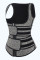 Gray Latex Underbust Sport Girdle Waist Trainer