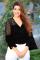 Black The Du Jour Crochet Blouse
