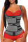 Gray Latex Underbust Sport Girdle Waist Trainer
